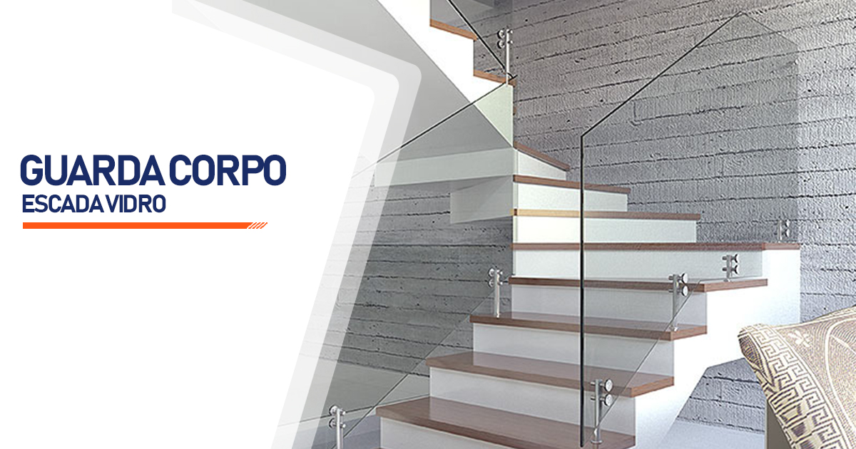 Guarda Corpo Escada Vidro  Boa Vista Calungá RR